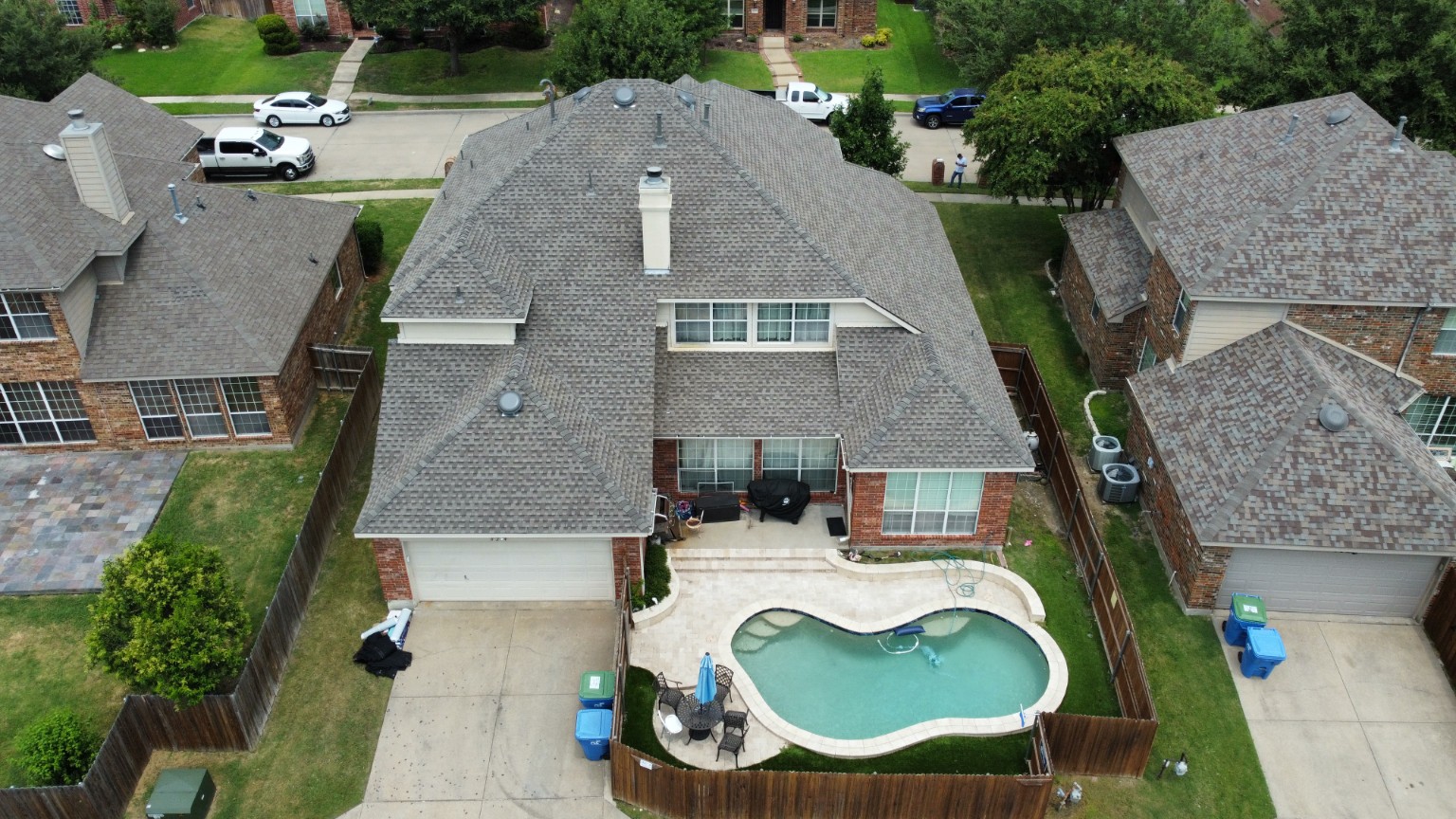 Completed roof replacement performed by Element shortly before a home sale